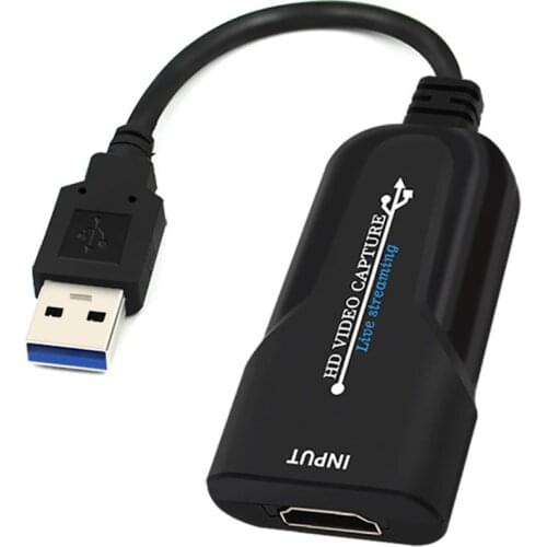 Video Capture Card Convenient Compact HDMI-compatible To USB 3.0 2.0 Game Capture Card Grabber HD Camera Recording Live Stream