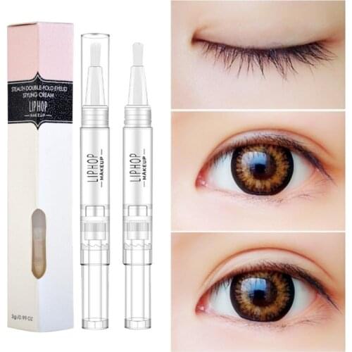 Double Eyelid Shaping Cream Natural Lasting Double Eyelid Sticker Styling Tape Cream Invisible Big Eye Lift Makeup Tool TSLM1