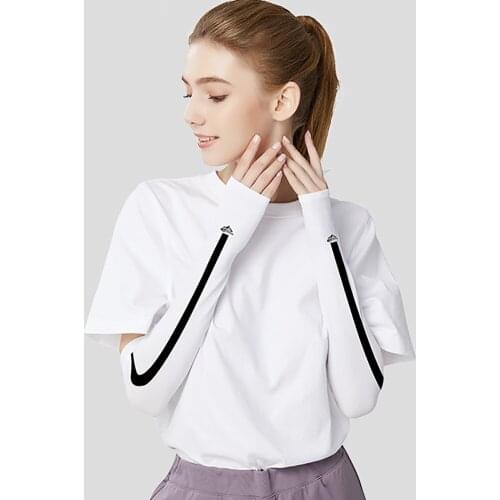 Ice Silk Sunscreen Sleeves Outdoor Running Riding Sleeve Ice Silk Sunscreen Long Gloves Cycling Arm Warmer Bicycle Accessories