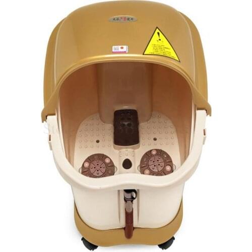 Foot Massage Bath Automatic Steam Fumigation Household Bubble Foot Deep Wash Footbath Foot Bath Bucket Electric Heating