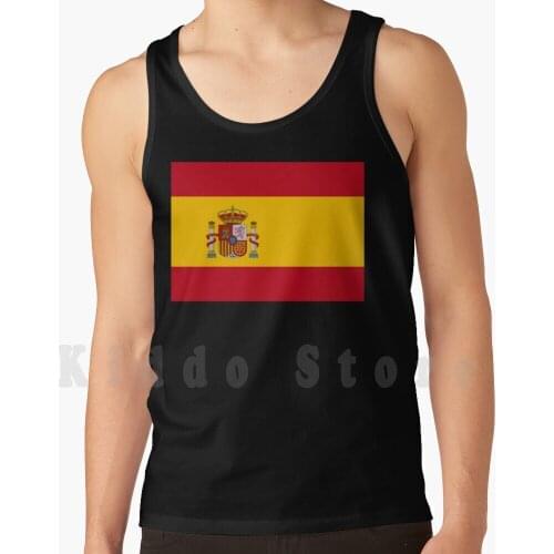 Spanish Flag Of Espana Tank Tops Vest Sleeveless Spanish Flag Of Espana Spain Spanish Girl Love Spain Travel Spain
