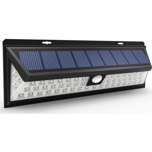 2835smd 54 LED Night Light IP65 Waterproof Solar Lights Wide Angle LED Solar Powered Lamp Outdoor For Garden Wall Yard Patio