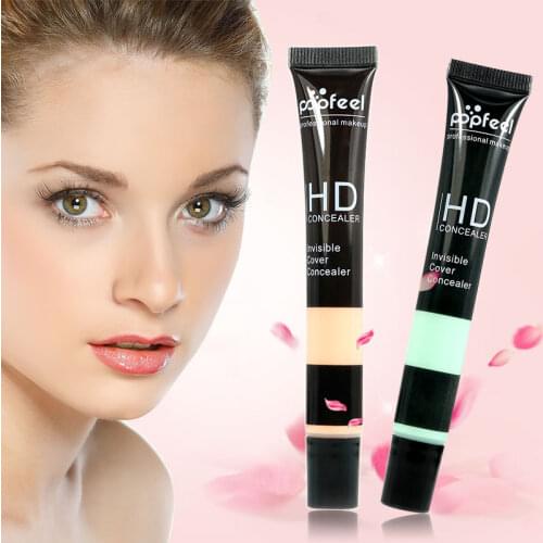 POPFEEL 5 Colors Face Makeup Base Blemish Liquid Concealer Cover Dark Eye Circle Makeup Foundation TSLM1