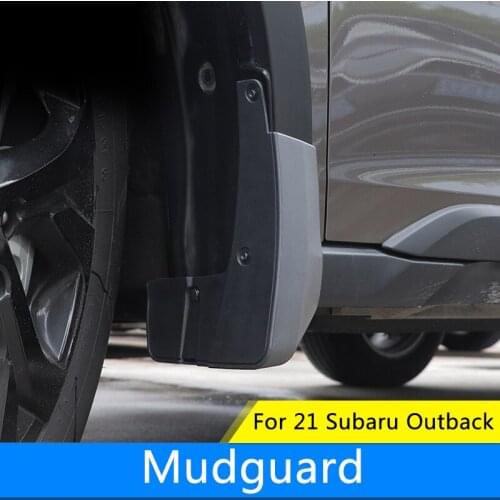QHCP 4Pcs/Set Car Front Rear Car Styling Mudguards Splash Guards Fender Flares Mud Flaps Accessories For Subaru Outback 2021
