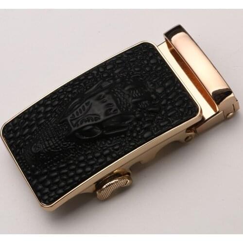 Genuine Mens Belt Head, Belt Buckle, Leisure Belt Head Business Accessories Automatic Buckle Width 3.5CM harajuku snakeskin