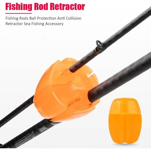 Rod Ball Type Egg Fishing Rods Protection Anti Collision Rod Retractor Puller Storage Accessories Sea Fishing Equipment