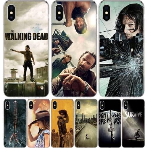 The Walking Deads TV Silicon Phone Case For Apple IPhone 11 12 Pro X XR XS Max 7 8 6 6S Plus 7G 6G 5S SE + Pattern Cover Coque S