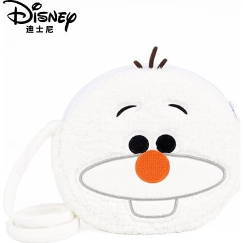 Disney Mickey Mouse Plush Doll Cartoon Shoulder Bag Winnie the Pooh Woman Coin Purse Cute Wallet Girl Stuffed Animals Plush Bags