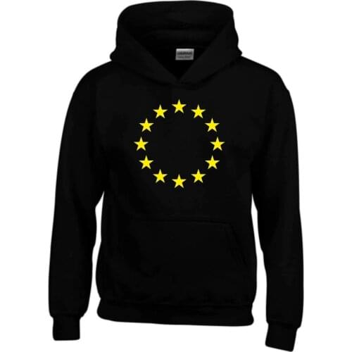 European Union Hoodie EU Flag Euro Stars Remain Gift Men Sweatshirt Top