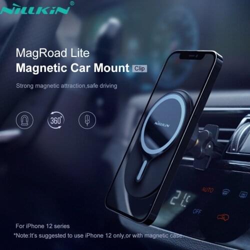 For iPhone 12 Pro Max Universal Phone Stand for Car Adjustable Air Vent MountMagnetic Holder