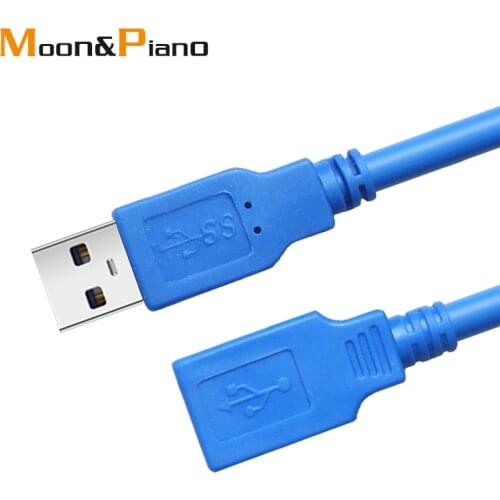 USB 3.0 Extension Cable High Speed Data Line for Smart TV PS4 Xbox Laptop Computer Extender data Cord 1m 1.5m 3m
