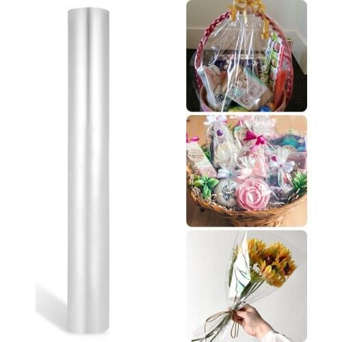 1 Roll 40x3000cm Basket Packing Film Gift Wrappings Wrapper Roll for Flower Shop DIY Crafts A50