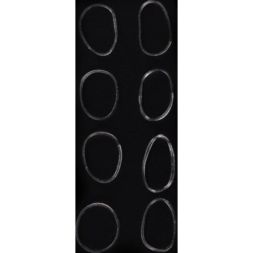 1000pcs/pack Transparent Hair Elastic Rope Rubber Band For Women Girls Bind Tie Ponytail Holder Accessories Hair Styling Tool