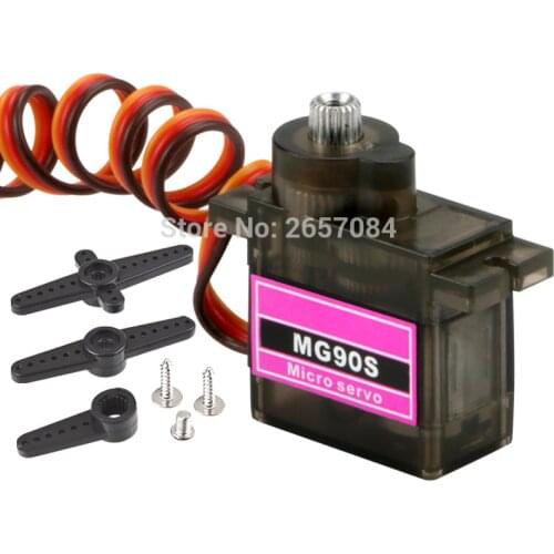 4 pcs/lot MG90S mg90s Metal gear Digital 14g mini Servo For Rc Helicopter Plane Boat Car Model is special