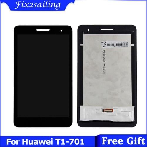 7.0 inch LCD For Huawei Honor Play Mediapad T1-701 T1-701W T1-701U LCD display touch screen digitizer assembly