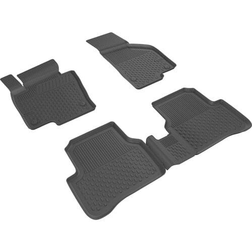 Roxform Car In-4.5D Mop Black Auto Mat High Quality Interior Accessories Tuning For VW Passat B7 2011 2012 2013 2014