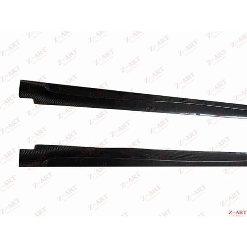 Z-ART carbon fiber side skirts for BMW F16 X6 2014-2018 carbon fiber side lip for BMW F16 carbon fiber side spoiler