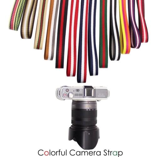 Colorful Elegant Style Photo Camera Shoulder Belt Adjustable Strap Neck Strap for Canon Nikon Pentax Panasonic Sony Fuji Pentax