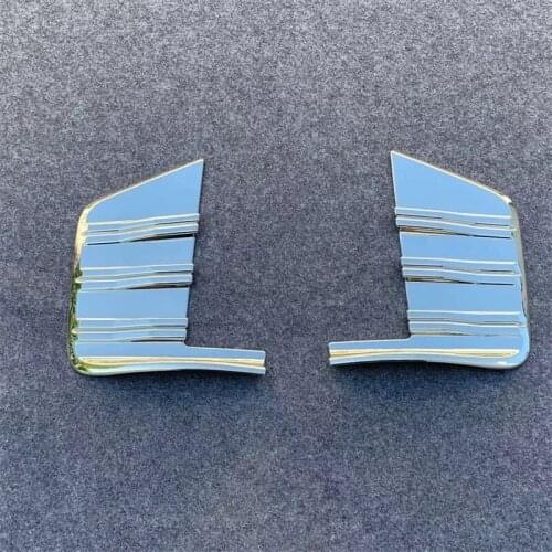 For Chevrolet Silverado 1500 2019 2020 ABS Chromed Front Fog Light Foglight Sticker Trim Car Styling Accessories 2pcs/set