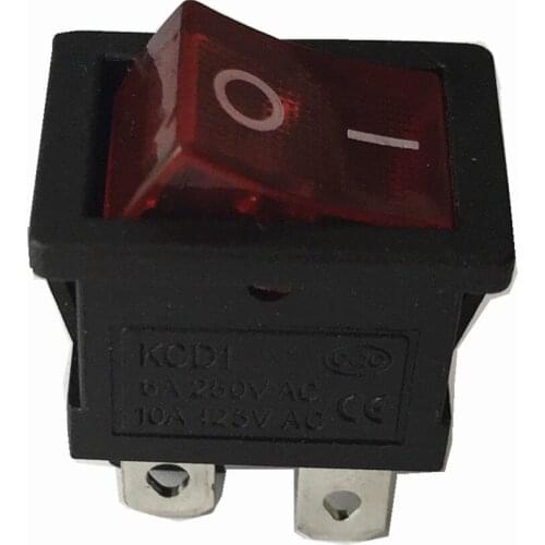 Hot wholesale rocker switch with LED light for equipments or machines 6-10A work currency 125-250VAC 4pin ,500pcs/lot