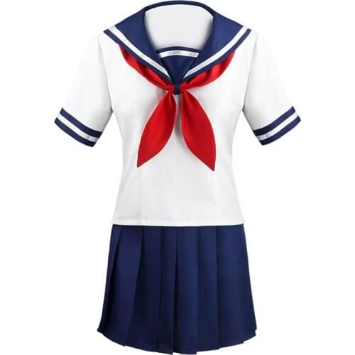 Custom Made Game Yandere Simulator Cosplay Costume Ayano Aishi Uniforms Yandere-chan JK School Uniform Women Outfit Sailor Suit