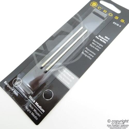 Cross 8518-4 Tech-3 Backup Black 2gang Blister Ballpoint Tip Refills