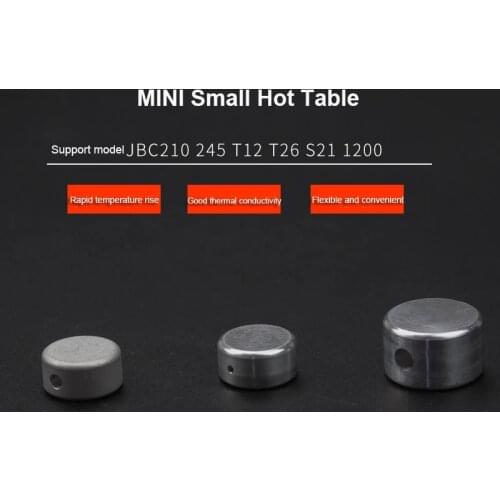 MINI Hot Table Micro Heating Station Removal Flex Cable/Connector IC Chip for JBC C210 TS1200 936 Series Soldering Station