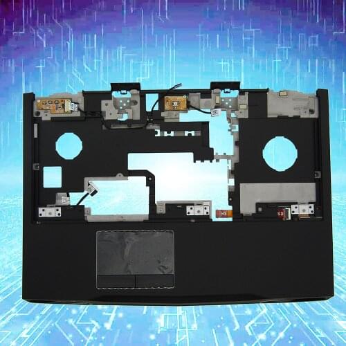New Original Keyboard Bezel Upper Case Cover touchpad For DELL Alienware M17X R3 R4 Palmrest Shell WMCFH 0WMCFH VXJ76 0VXJ76