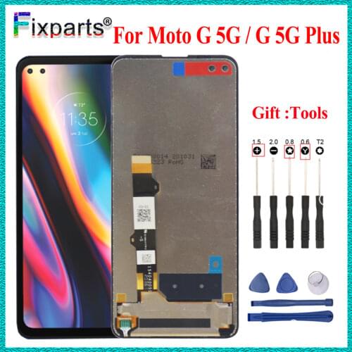 Original For Motorola Moto G 5G Plus LCD Display With Touch Screen Digitizer Panel Assembly For Moto G 5G LCD XT2113 Display