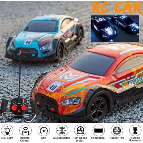 2.4G RC Car Radio Drift Off-road Vehicle 1/24 4WD Remote Control Car Model High-speed Drift Racing Children Toy Toys for Boys