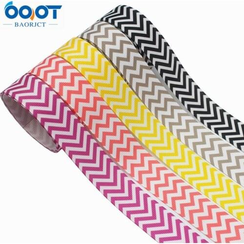 L-20829-883,1inch 22mm Wave pattern Printed Grosgrain Ribbon 10yards DIY handmade Headdress bow Accessories gift packaging