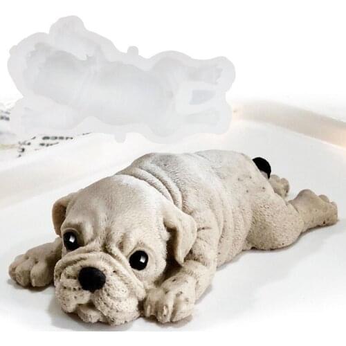 DIY Cute 3D Shar Pei Dog Silicone Mousse Moulds Chocolate Cake Mold Fondant Molds Cake Decorating Tools Baking Accessories