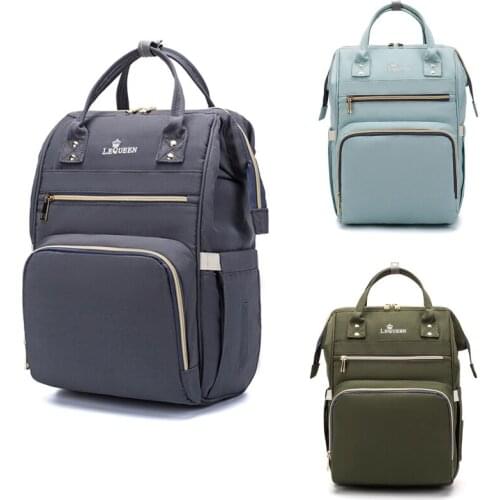 LEQUEEN baby maternity diaper bag waterproof baby bag mom nappy travel backpack baby wet bag large capacity mummy nursing Bag