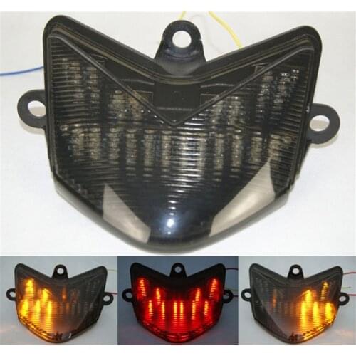 Waase For Kawasaki ZX-10R ZX10R 2004 2005 Tail Light Brake Turn Signals Integrated LED Light