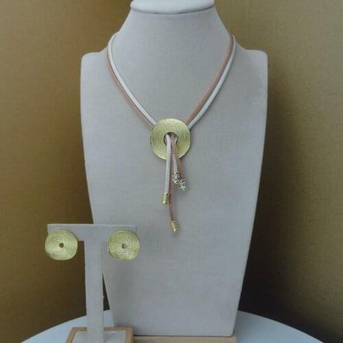 Yuminglai 2021 Simple Jewelry Unique Necklace Sets for Women FHK9228