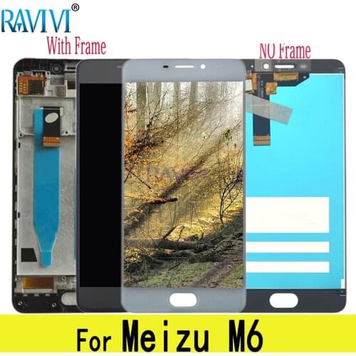 5.2" LCD For MEIZU M6 LCD Display M711H M711M M711Q Touch Screen Digitizer Assembly Replacement with Frame For MEIZU M6