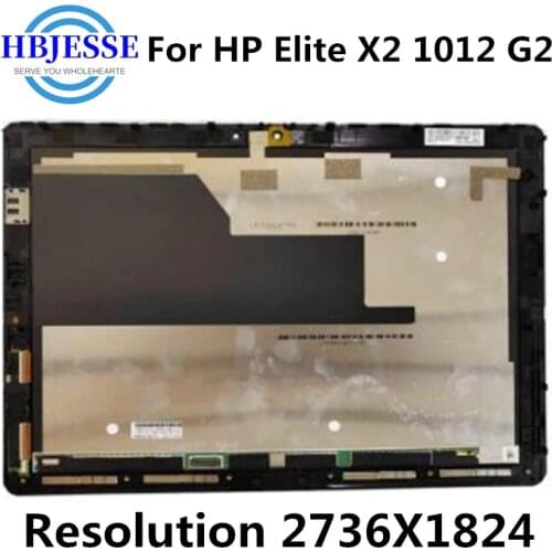 Original Test well 12.3" For HP Elite X2 1012 G2 LCD Touch screen assembly LTL123YL01-H02 LP123WQ1 SP C1 2736×1824