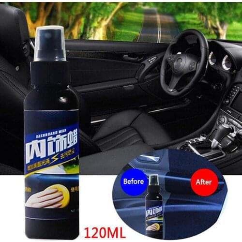 120 ml Car Spray Wax Maintenance Tool Spray Wax Multi-functional Auto maintenance accessories Cleaning Spray for Dashboard