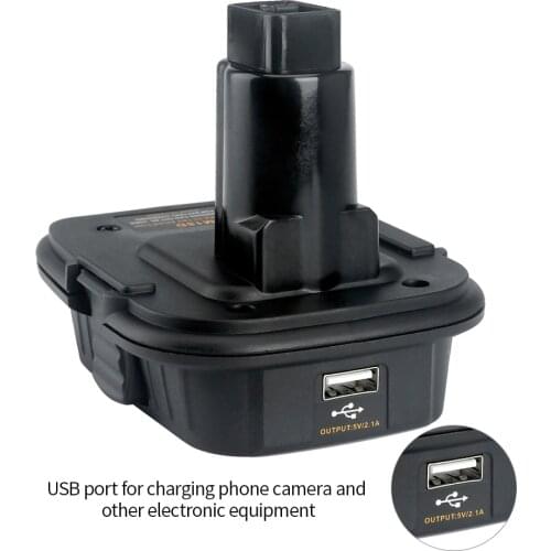 DM18D Battery Converter Adapter For DeWalt Tools Convert 20V Li-Ion Battery Milwaukee M18 to 18V NiCad NiMh Battery DC9096