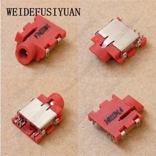 10pcs/lot 3.5mm Audio Jack MIC Connector for SONY SVF14 SVF142A25T SVF15 SVF152C29L Headphone Socket