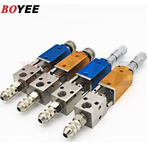 Free shipping BY-21A/B thimble type dispensing valve micrometer dispensing valve epoxy resin Precision dispensing valve