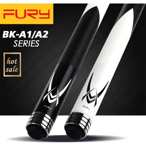 Fury Billiard Punch Cue BK Series 13mm Tiger Tip 147cm Length Professional Maple Shaft Uni-loc Quick Joint Billiard Break Cue