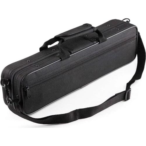 HK.LADE Water-Resistant Flute Case Oxford Cloth Gig Bag Box for Western Concert Flute with Adjustable Shoulder Strap
