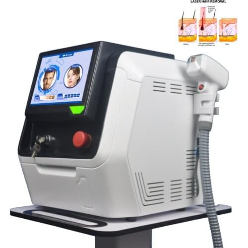 Professional High Power Epilator 3 Wavelengths 808nm Diode Laser Machine Hair Removal Device For All Skin