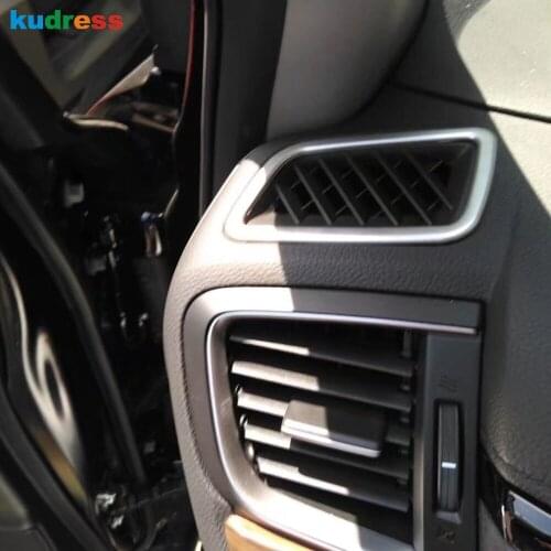 For Honda CRV CR-V 2017 2018 2019 Car Accessories Upper Side Air Conditioning Vent Cover Trim Frame Stickers styling