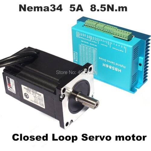 Nema 34 Stepper Motor Driver Servo Motor 86HSZ8.5N+HBS86H Closed-loop step motor 8.5N.m Nema 34 86 Hybrid closed loop 2-phase