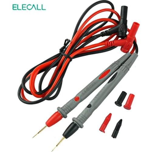 ELECALL A-18 J PVC Needle Tip Probe Test Leads Pin Hot Universal Digital Multimeter Multi Meter Tester Lead Probe Wire Pen Cable