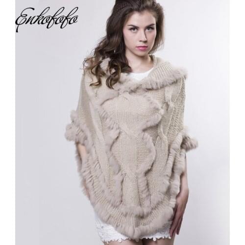 Enkofofo Fur Coats With A Hood