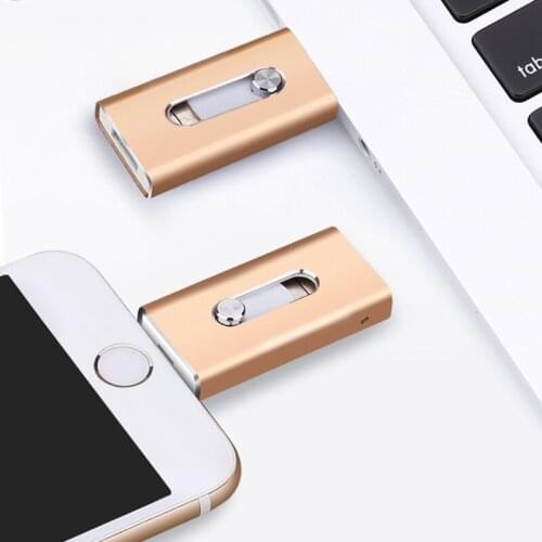 3 in 1 OTG Lightning Pen Drive 32GB For iPhone Flash Drive USB 3.0 32GB 16GB 128GB 64GB Pendrive For iPad Android Phone and PC