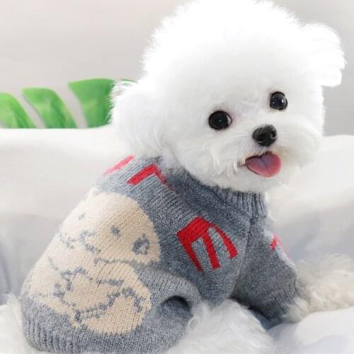 New autumn and winter pet sweater cat Bichon VIP Pomeranian Schnauzer Teddy small dog puppy dog clothes